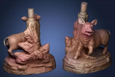 3D мадэль Свинья (STL)